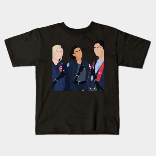 Brett, Foster & Kidd | Chicago Fire Kids T-Shirt